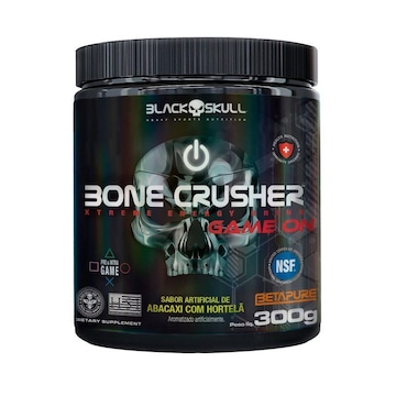 Pré Treino Black Skull Bone Crusher Game On - 300G