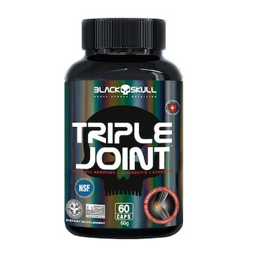 Suplemento Triple Joint Black Skull - 60 Cápsulas