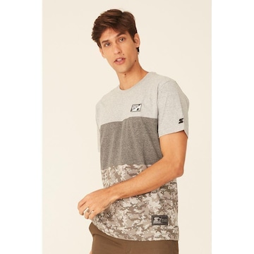 Camiseta Starter Especial Black Label Desert Cinza Mescla - Masculino