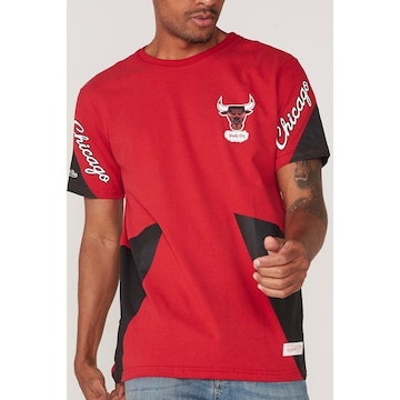 Camiseta Mitchell & Ness Estampada Chicago Bulls - Masculina