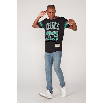 Camiseta Mitchell & Ness Especial Boston Celtics Larry Bird - Masculina