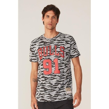 Camiseta Mitchell & Ness Especial Chicago Bulls Dennis Rodman - Masculina