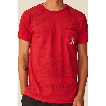 Camiseta Starter Collab Budweiser Red - Starter - Masculina