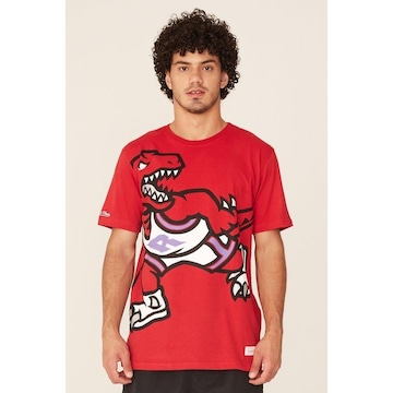 Camiseta Mitchell & Ness Estampada Toronto Raptors - Masculina