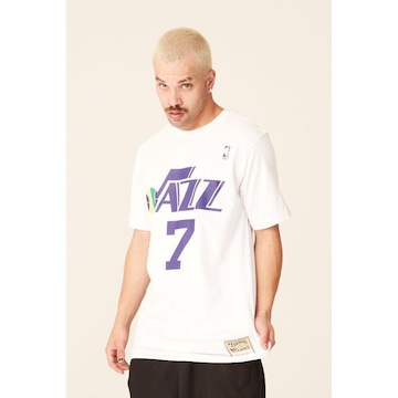 Camiseta Mitchell & Ness Especial Utah Jazz Pistol - Masculina