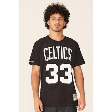 Camiseta Mitchell & Ness Especial Boston Celtics Larry Bird - Masculina