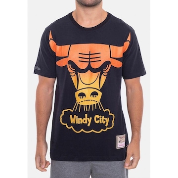 Camiseta Mitchell & Ness Flames - Masculina