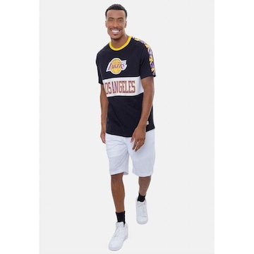 Camiseta Mitchell & Ness Especial Los Angeles Lakers - Masculina