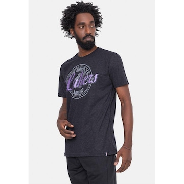 Camiseta NBA Metal Team Los Angeles Lakers - Masculina