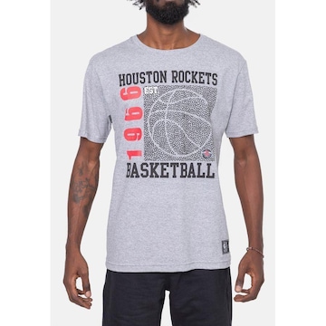 Camiseta Nba Since Time Houston Rockets Mescla - Masculina