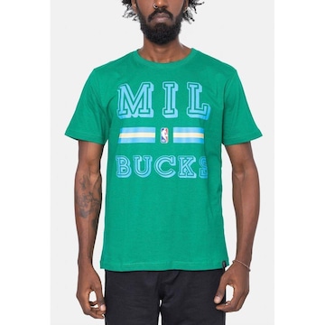 Camiseta NBA Color Stripes Milwaukee Bucks - Masculina