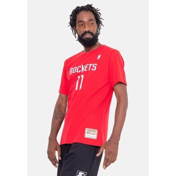 Camiseta Mitchell & Ness Name and Number Yao Ming Houston Rockets - Masculina