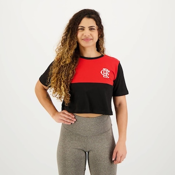 Blusa Cropped do Flamengo Axie - Feminino