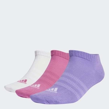 Kit Meia Sapatilha adidas 3 Pares Low Cut - Unissex