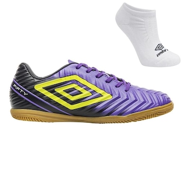 Chuteira Futsal Umbro Fifty V + Meias - Adulto