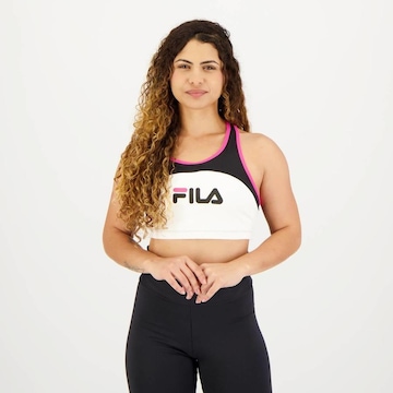 Top Fitness Fila Letter Fit - Feminino