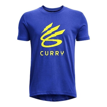 Camiseta Under Armour Curry Lightning Logo - Infantil