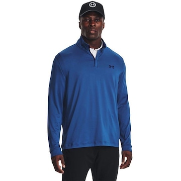 Camiseta Manga Longa de Golfe Under Armour Playoff - Masculina