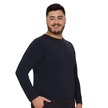 Kit Camisas Térmica Selene Proteção Uv Plus Size - 3 Unidades - Masculina