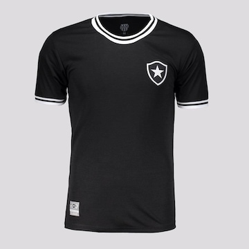 Camiseta do Botafogo Futfanatics Jacquard Escudo - Masculina