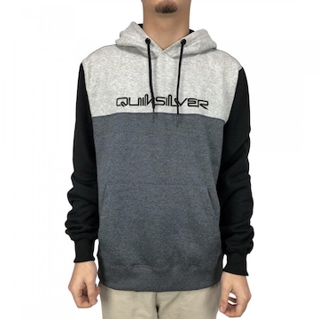 Blusão de Moletom Quiksilver Canguru Block Company - Masculino