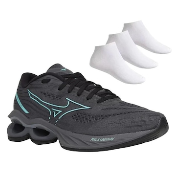 Tênis Mizuno Wave Creation 24 + 3 Pares de Meias - Masculino