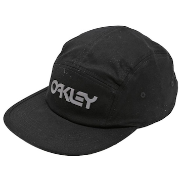 Boné Aba Reta Oakley Mark Ii 5 Panel SM24 Blackout - Strapback- Adulto