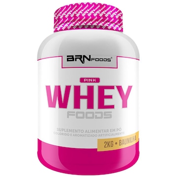 Pink Whey Protein Foods 2kg Baunilha - BRNFOODS