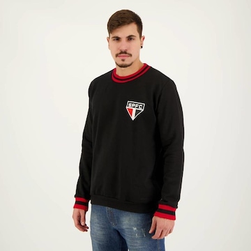 Blusão do São Paulo de Moletom Futfanatics Vintage - Masculina