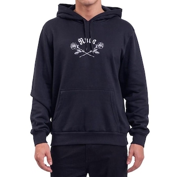 Blusão de Moletom com Capuz RVCA Opposite Skulls - Masculino