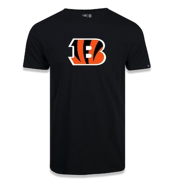 Camiseta New Era Cincinnati Bengals Logo Time Nfl - Masculina