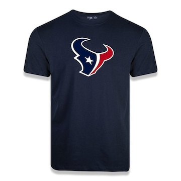 Camiseta New Era Houston Texans Logo Time Nfl - Masculina