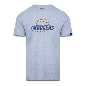 Camiseta New Era Los Angeles Chargers Logo Time Nfl - Masculina