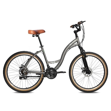 Bicicleta Aro 26 Blitz Comodo Alumínio Shimano 21V Urbana