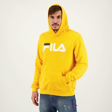 Blusão de Moletom com Capuz Fila Hoody Letter - Masculino