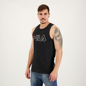 Camiseta Regata Fila Letter Outline - Masculina