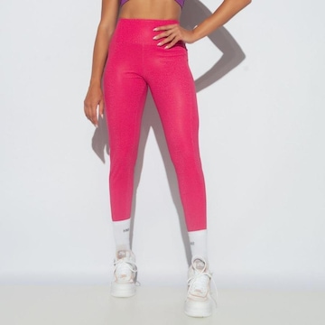 Calça Legging Fitness Honey Be com Bolsos Skin Lg2214 - Feminina