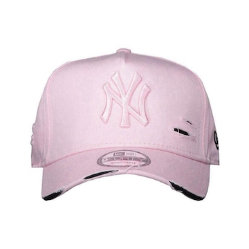 Boné Aba Curva New Era 940 Destroyed MLB New York Yankees Mbi19 - Strapback - Adulto