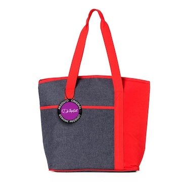 Sacola Térmica Topget com Bolso Frontal Brisa 42X35mm - 15 Litros
