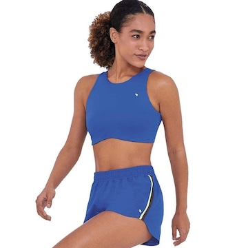 Top Fitness com Bojo Alto Giro Hyper Refletivo - Feminino