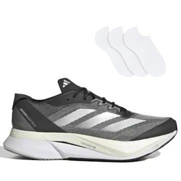 Tênis adidas Adizero Boston 12 + 3 Pares de Meias - Masculino