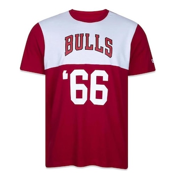 Camiseta New Era Chicago Bulls Core - Masculina