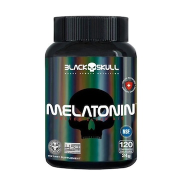Melatonina Sublingual - Black Skull - 120 Comprimidos