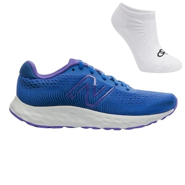 Kit Tênis New Balance 520 V8 + Par de Meias - Feminino