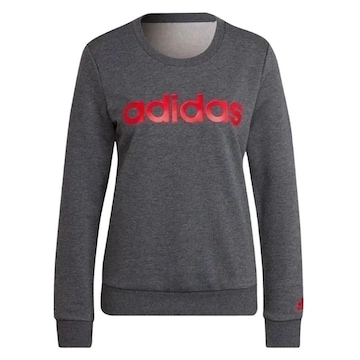 Blusão de Moletom sem Capuz adidas Logo Linear - Feminino