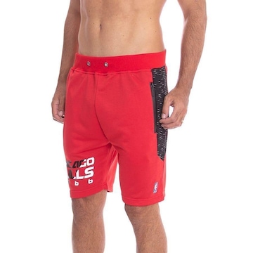 Bermuda Nba Moletom Chicago Bulls - Masculina