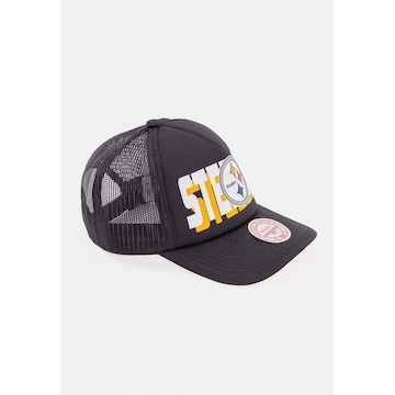 Boné Mitchell & Ness Nfl Aba Curva Steelers - Strapback - Adulto