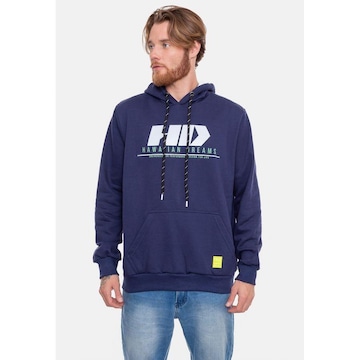 Blusão de Moletom com Capuz HD Canguru Spain - Masculina