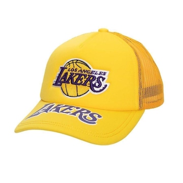 Boné Mitchell & Ness Nba Puff The Magic Los Angeles Lakers - Trucker - Snapback - Adulto