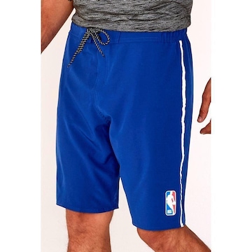 Bermuda Boardshort Nba com Elástico Royal - Masculina